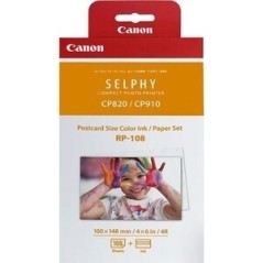 Canon RP 108 Cassette & Paper Set for Print Ribbon 8568B001 - High-Quality Printing Made Easy!